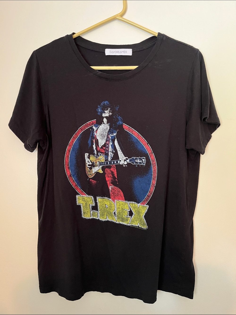 T. Rex Band Graphic Tee Shirt English 70's Glam Pop Rock Music
